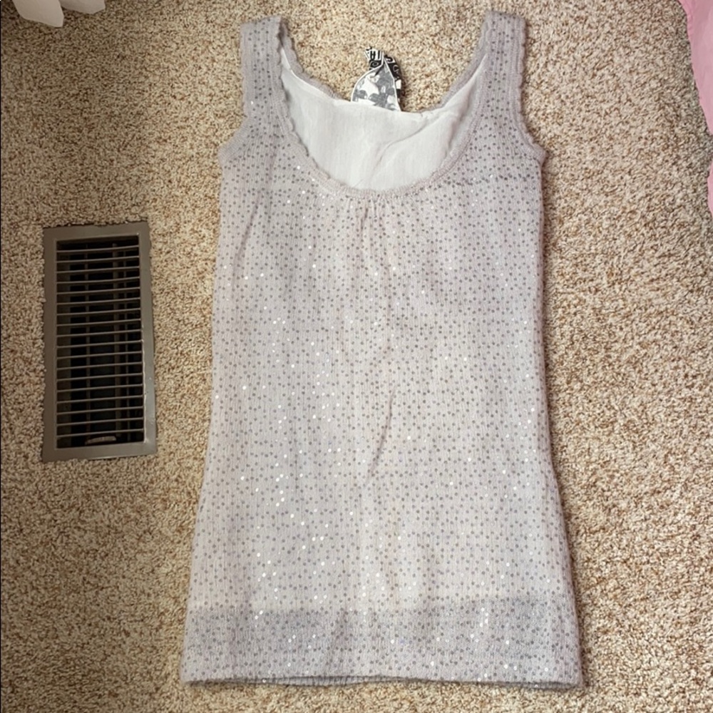 Young, Fabulous, & Broke sequins knit top